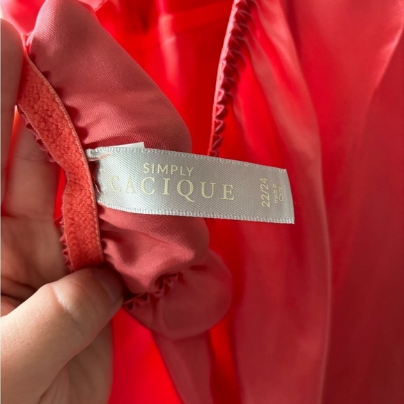 Casique orange lace slip size‎ 22/24 - Picture 4 of 6